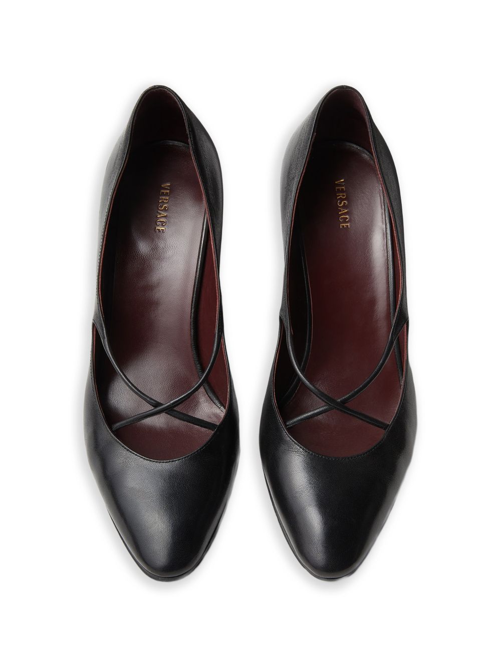 Giulietta Leather Pumps 1023280 1A172531B55J VERSACE 