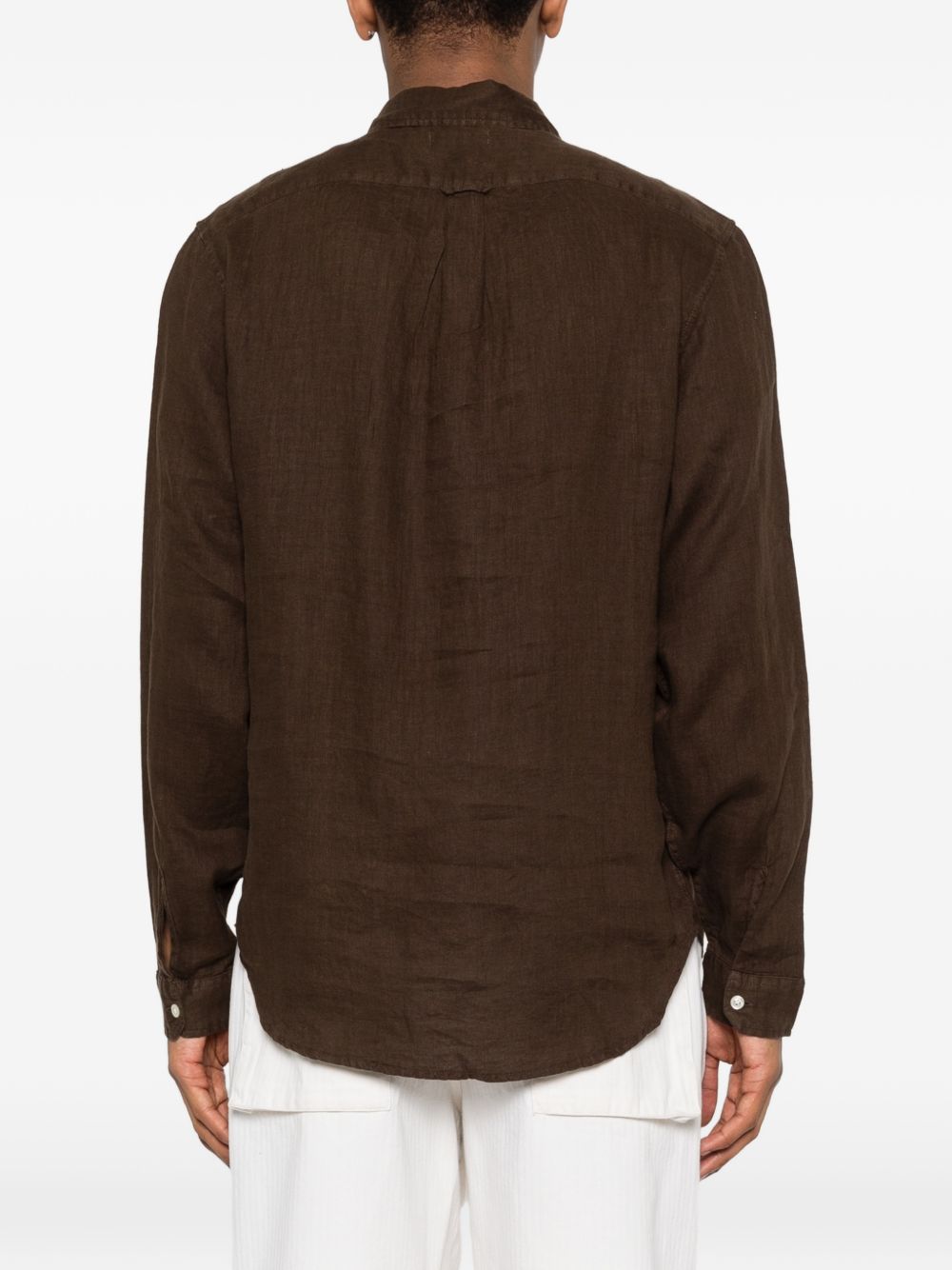 linen shirt CFWOSI2013MRUT5284 10026 WOOLRICH 