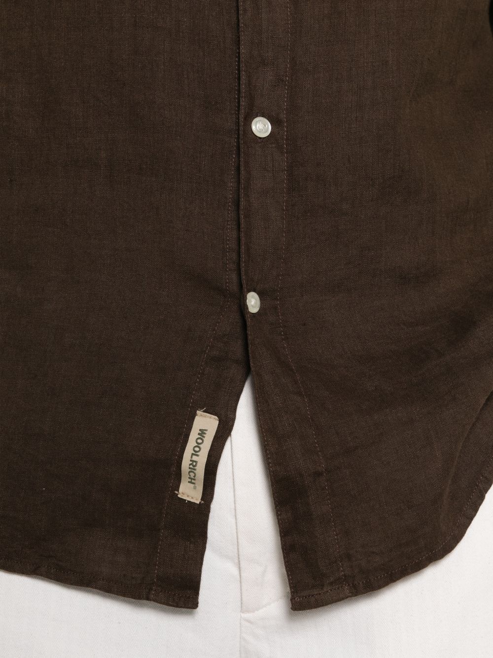 linen shirt CFWOSI2013MRUT5284 10026 WOOLRICH 