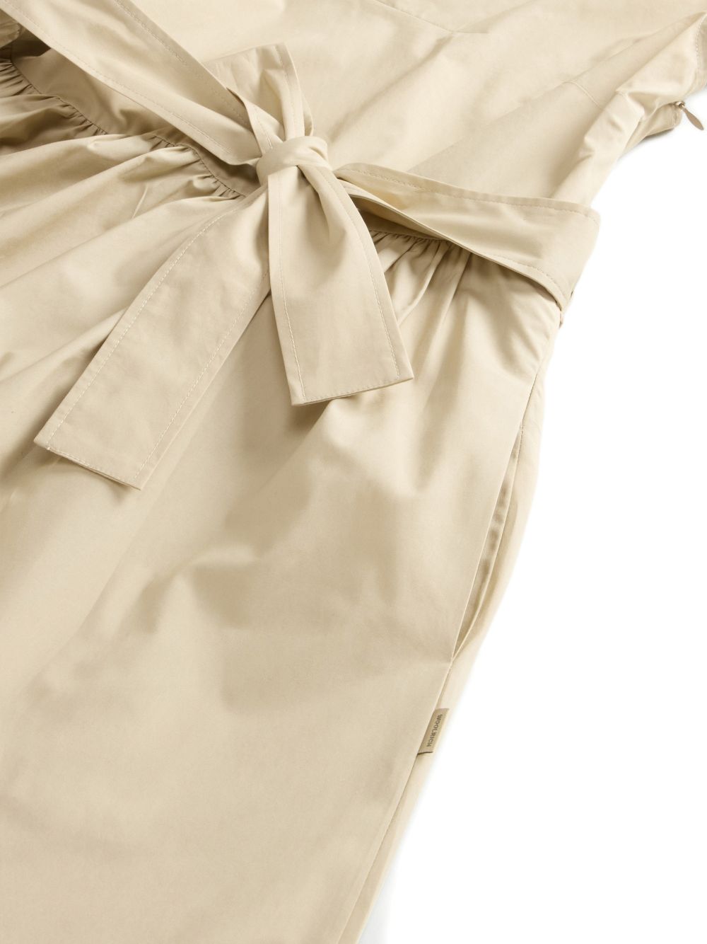 Cotton dress with belt CFWWDR2028FRUT3944 8640 WOOLRICH 