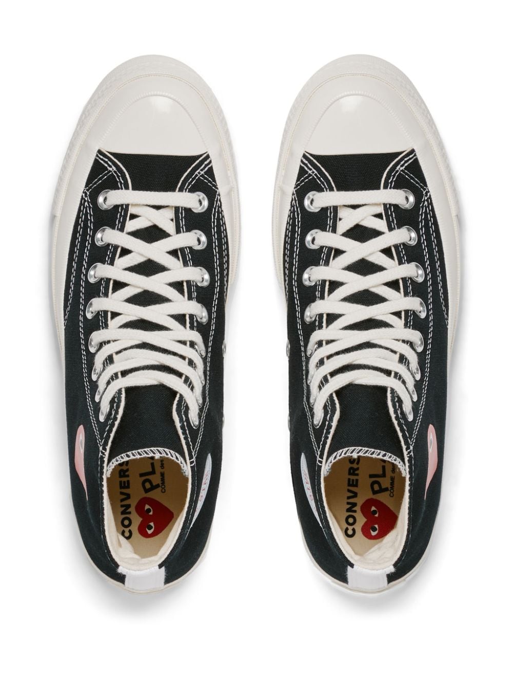 Single Heart Chuck '70 sneakers AZ-K129-001 BLACK COMME des GARÇONS PLAY x Converse 