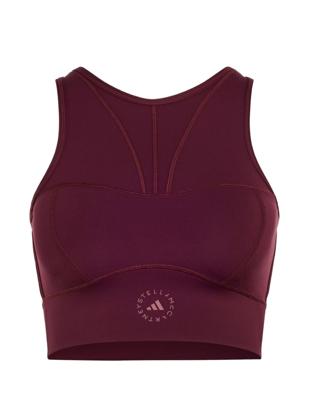 Crop top KR6160 MAROON ADIDAS x Stella McCartney 