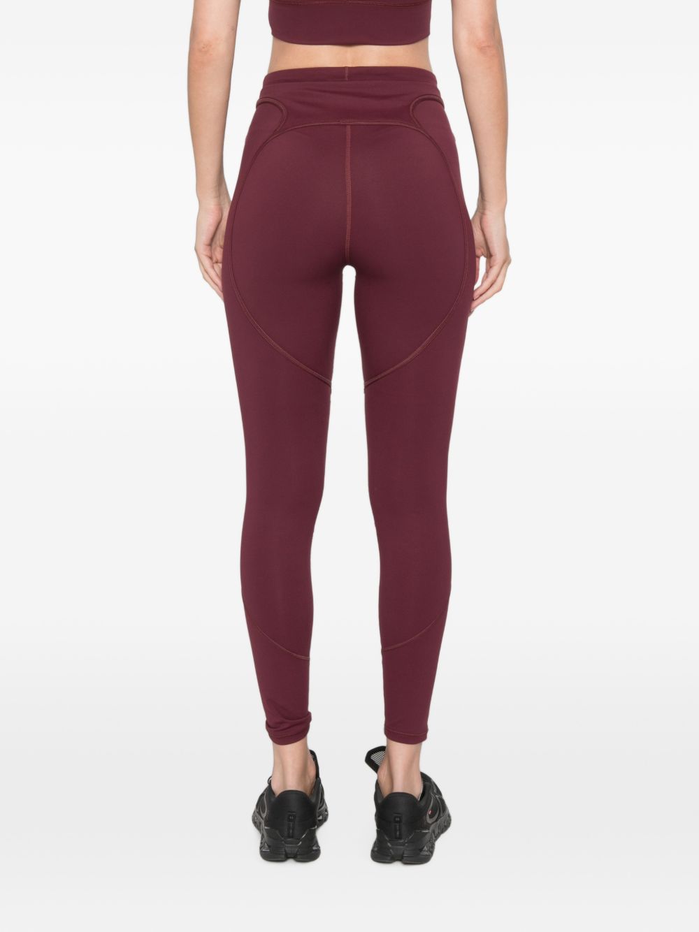 Training crop top KR6167 MAROON ADIDAS x Stella McCartney 
