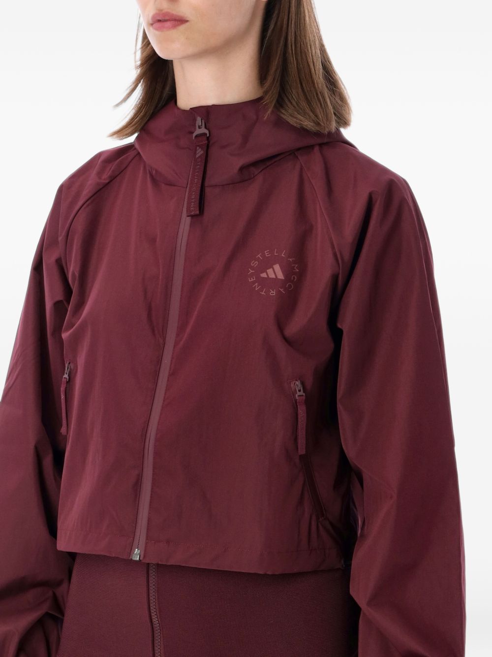 Training jacket KR6264 MAROON ADIDAS x Stella McCartney 