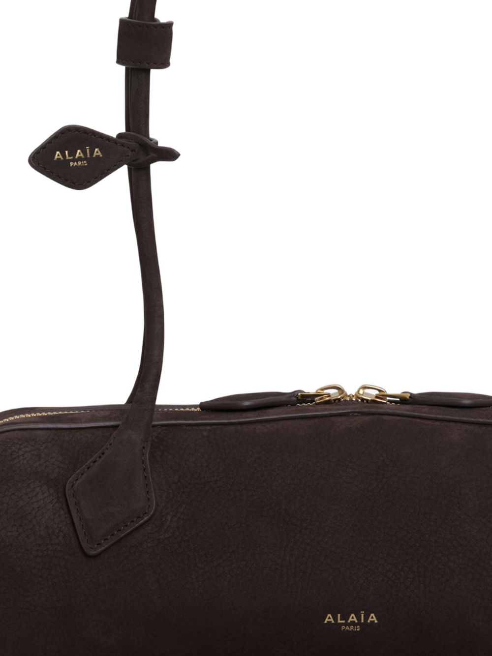 LE TECKEL medium bag in nubuck AA1S06033CA214 741 ALAÏA 