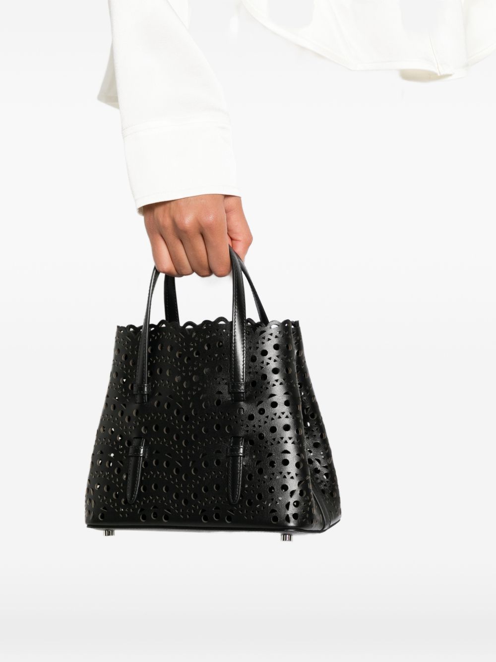 MINA 20 BAG IN PERFORATED VIENNE CALFSKIN AA1S06720I251 999 ALAÏA 