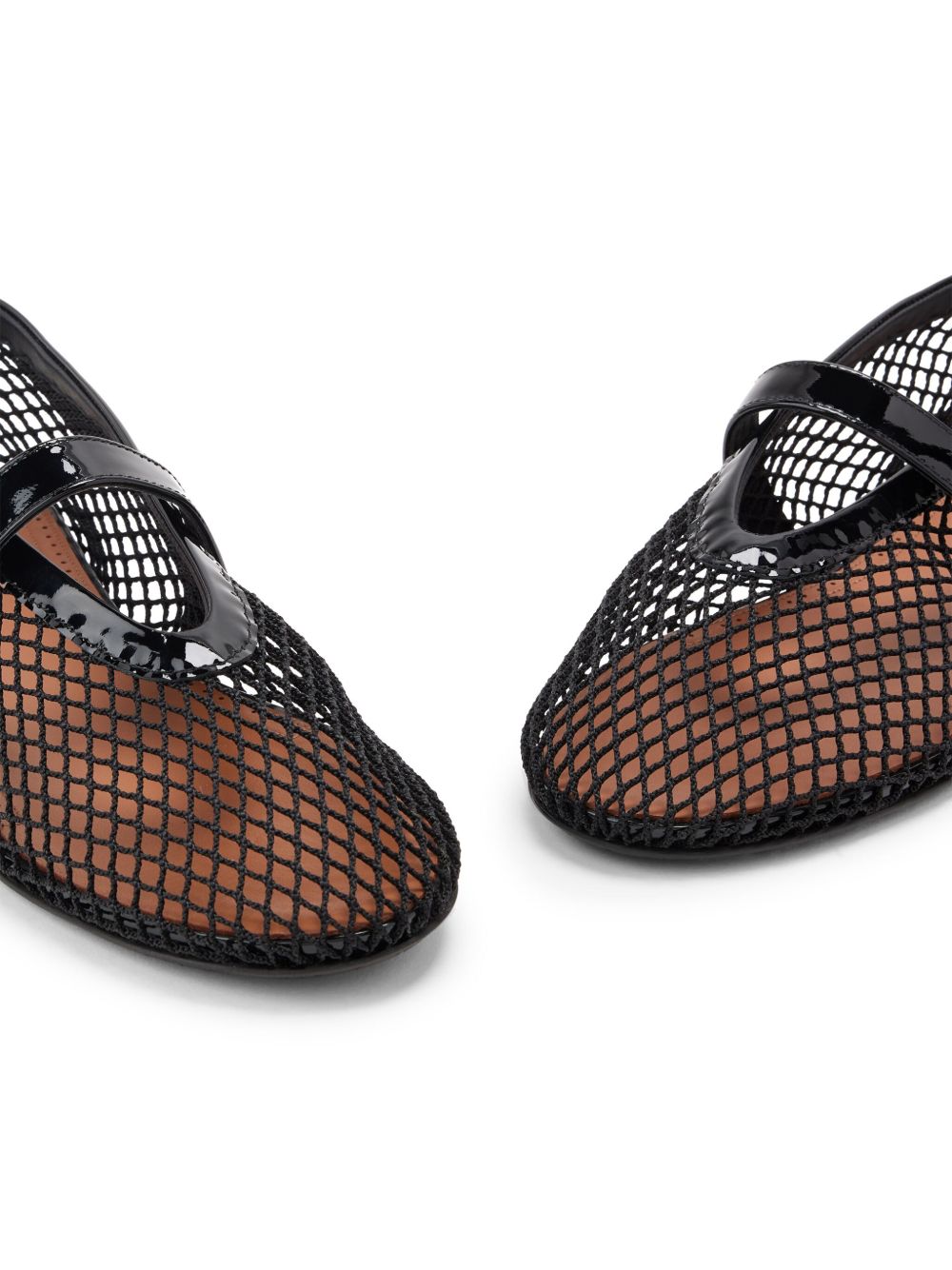 BALLET FLATS IN FISHNET AA3A029TK007 999 ALAÏA 