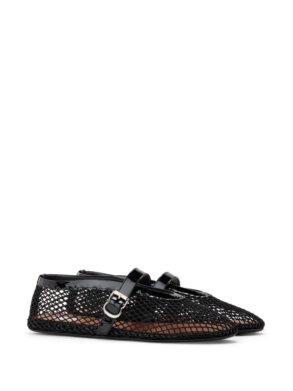 BALLET FLATS IN FISHNET AA3A029TK007 999 ALAÏA 