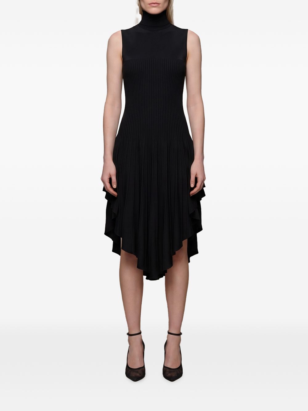 SCULPTING POINTED DRESS AA9R3267K162D 995 ALAÏA 