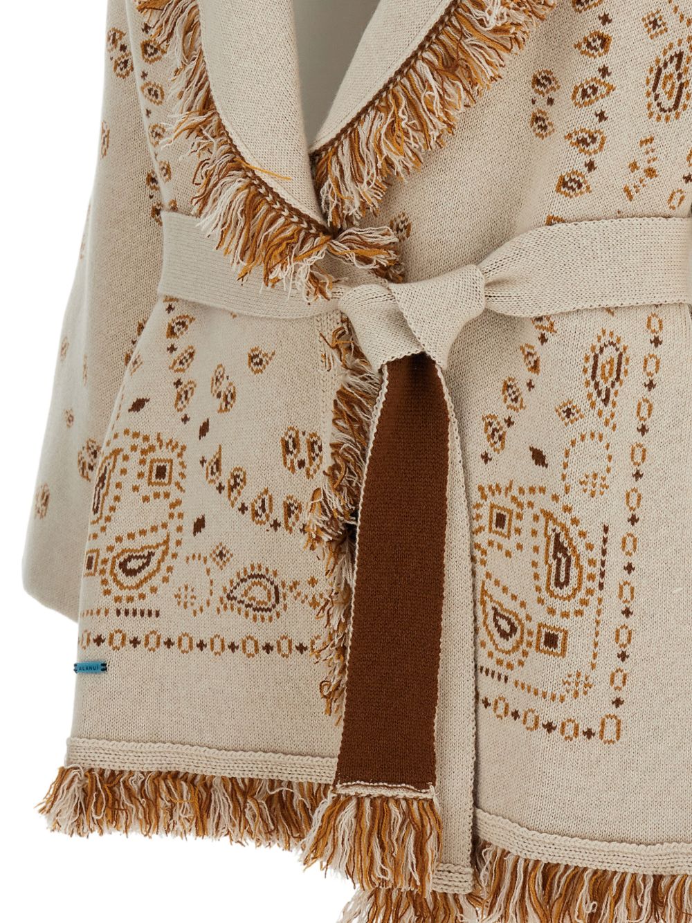 bandana-print cardigan LWHB064E26KNI002 0484 ALANUI 