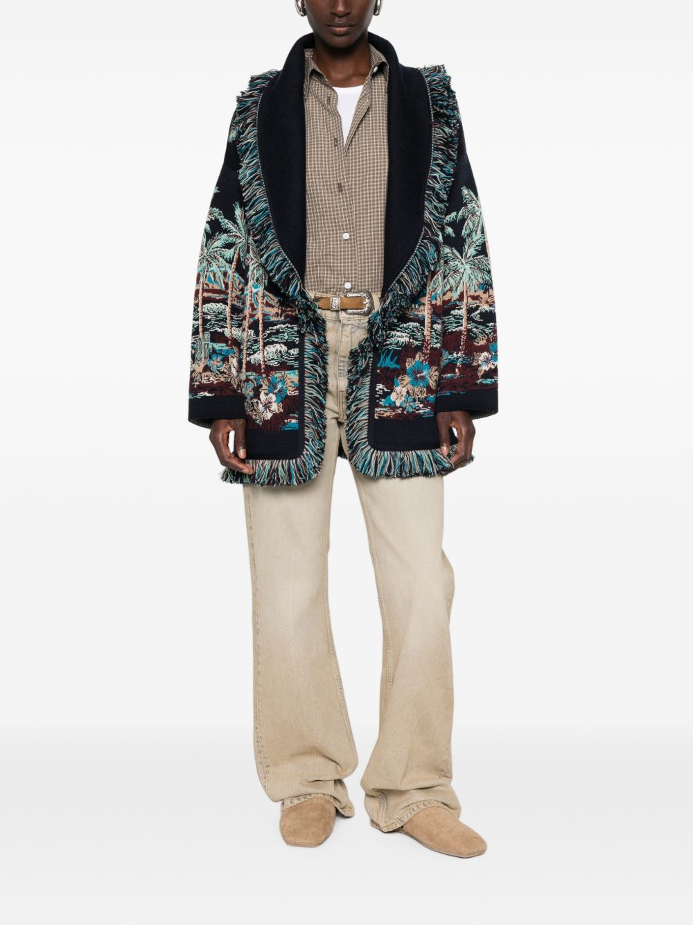 Diamond Head Cardigan LWHB064E26KNI014 4684 ALANUI 