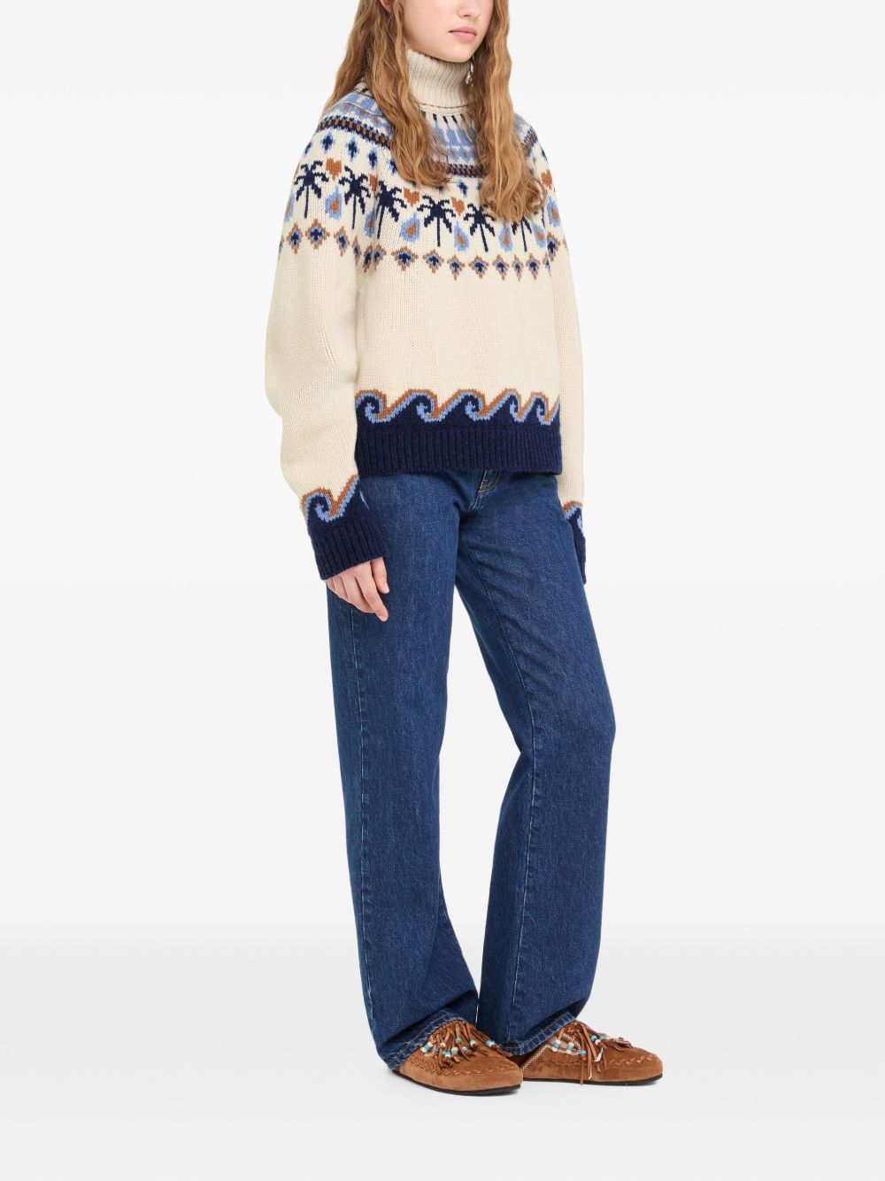 Sweet Winter Turtleneck LWHF001E26KNI001 0446 ALANUI 