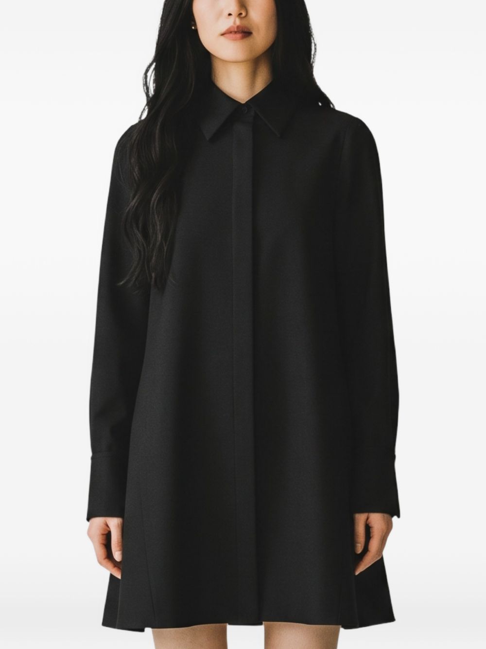 A-line poplin shirt dress AA9C1022T611D 995 ALAÏA 