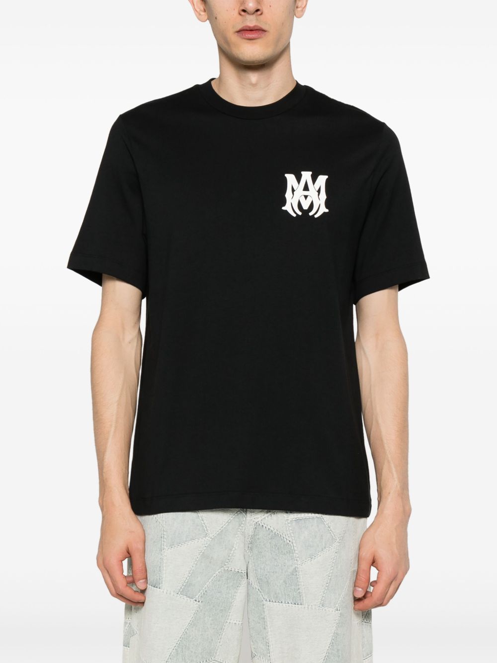 logo-print cotton T-shirt AMJYTE1074 001 AMIRI 