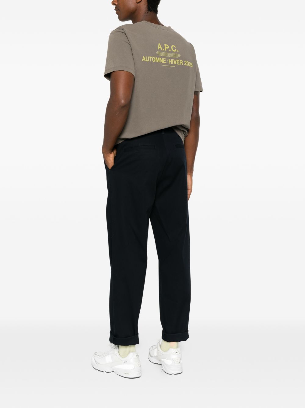 logo-print crew-neck T-shirt COHBS M26470LAC A.P.C. 
