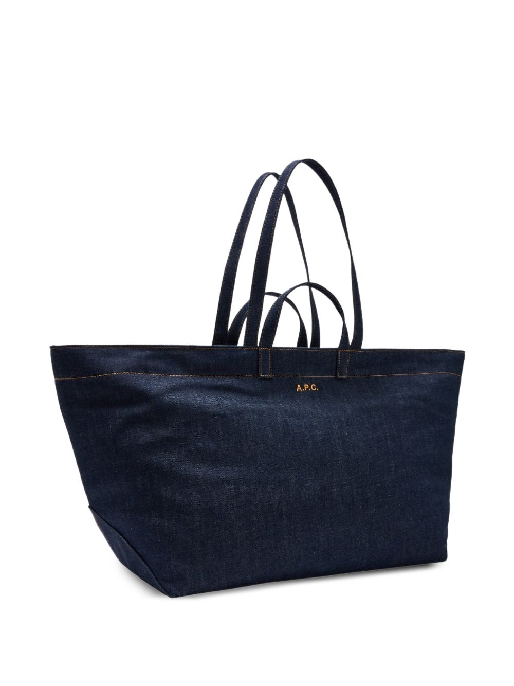 Le Drummer denim-effect tote bag COHIZ F67046IAI A.P.C. 