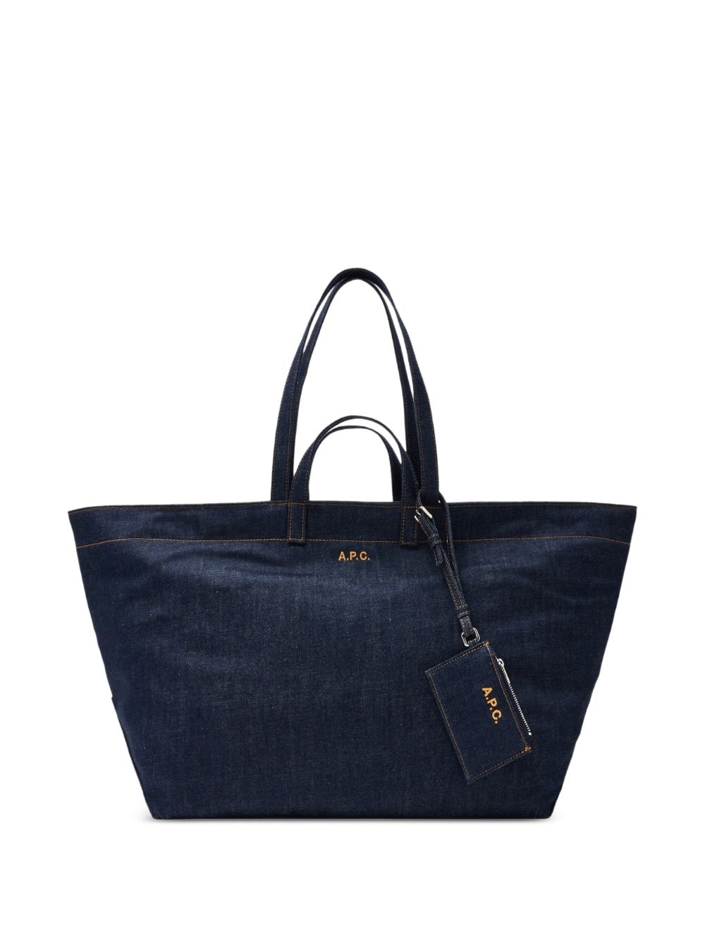 Le Drummer denim-effect tote bag COHIZ F67046IAI A.P.C. 