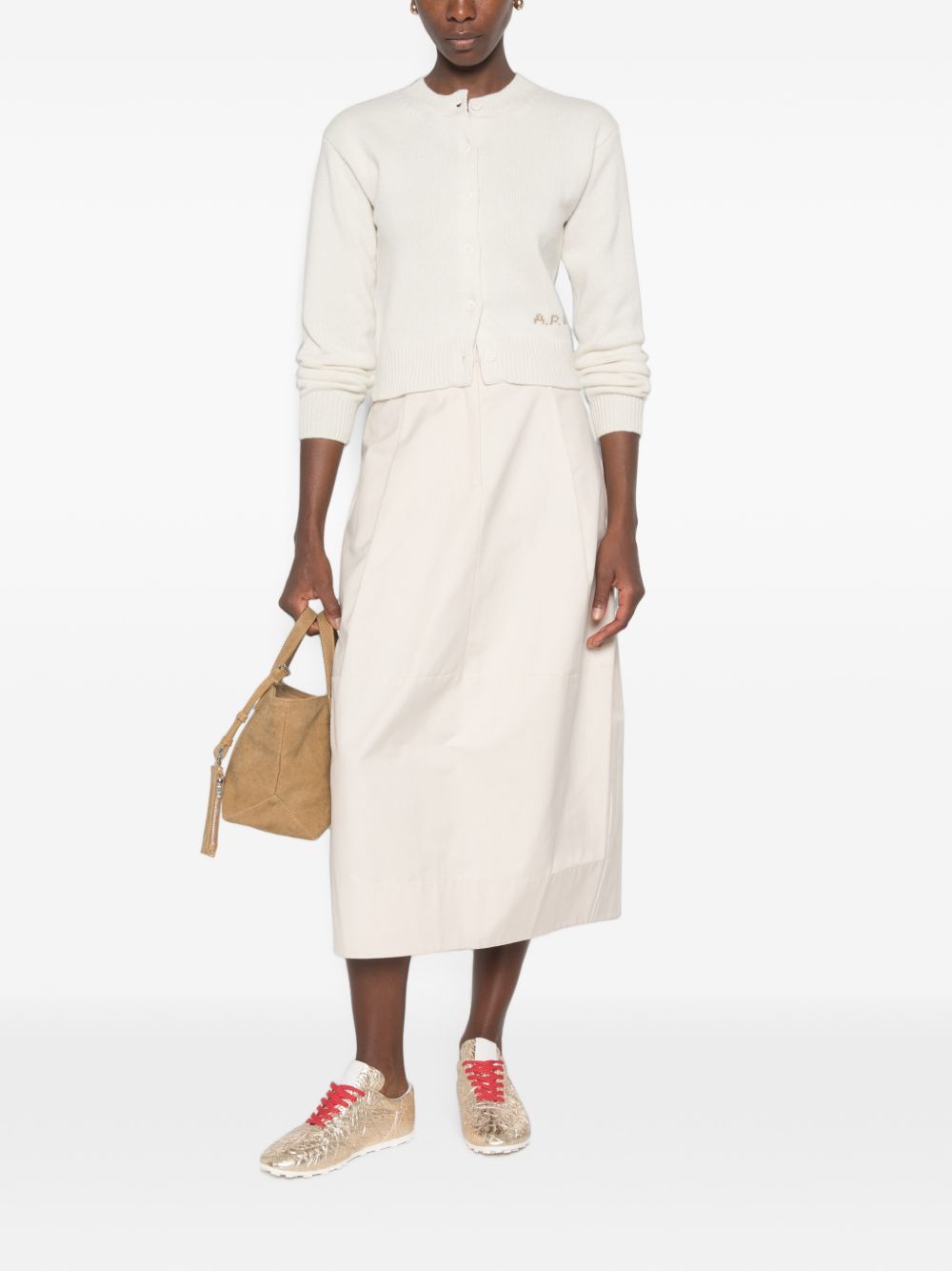 Lila Logo Cardigan WOASW F22352AAD A.P.C. 