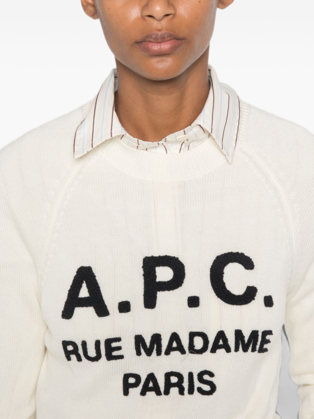Alissa Logo Knitted Sweater WVAXU F23501AAD A.P.C. 