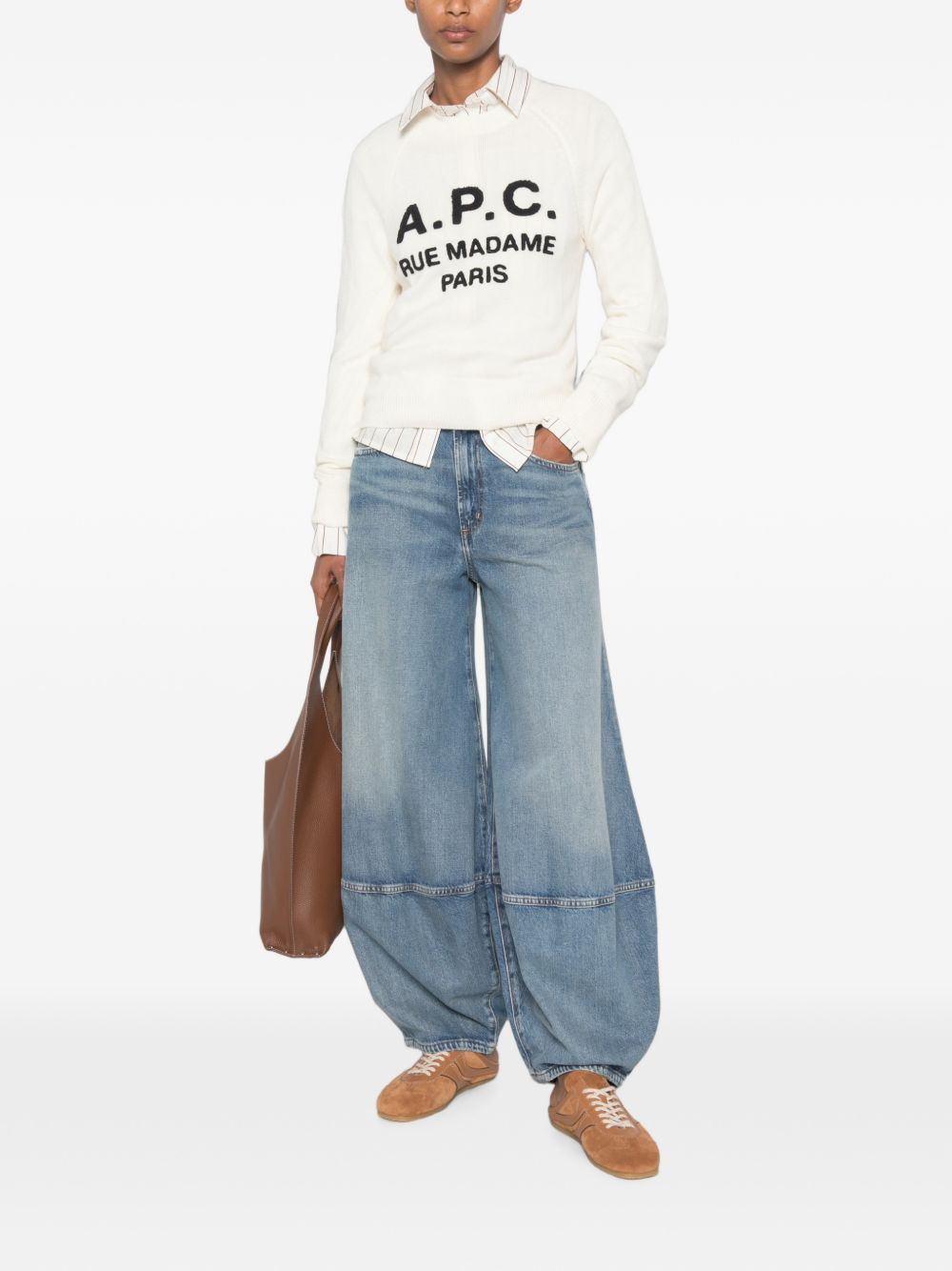 Alissa Logo Knitted Sweater WVAXU F23501AAD A.P.C. 