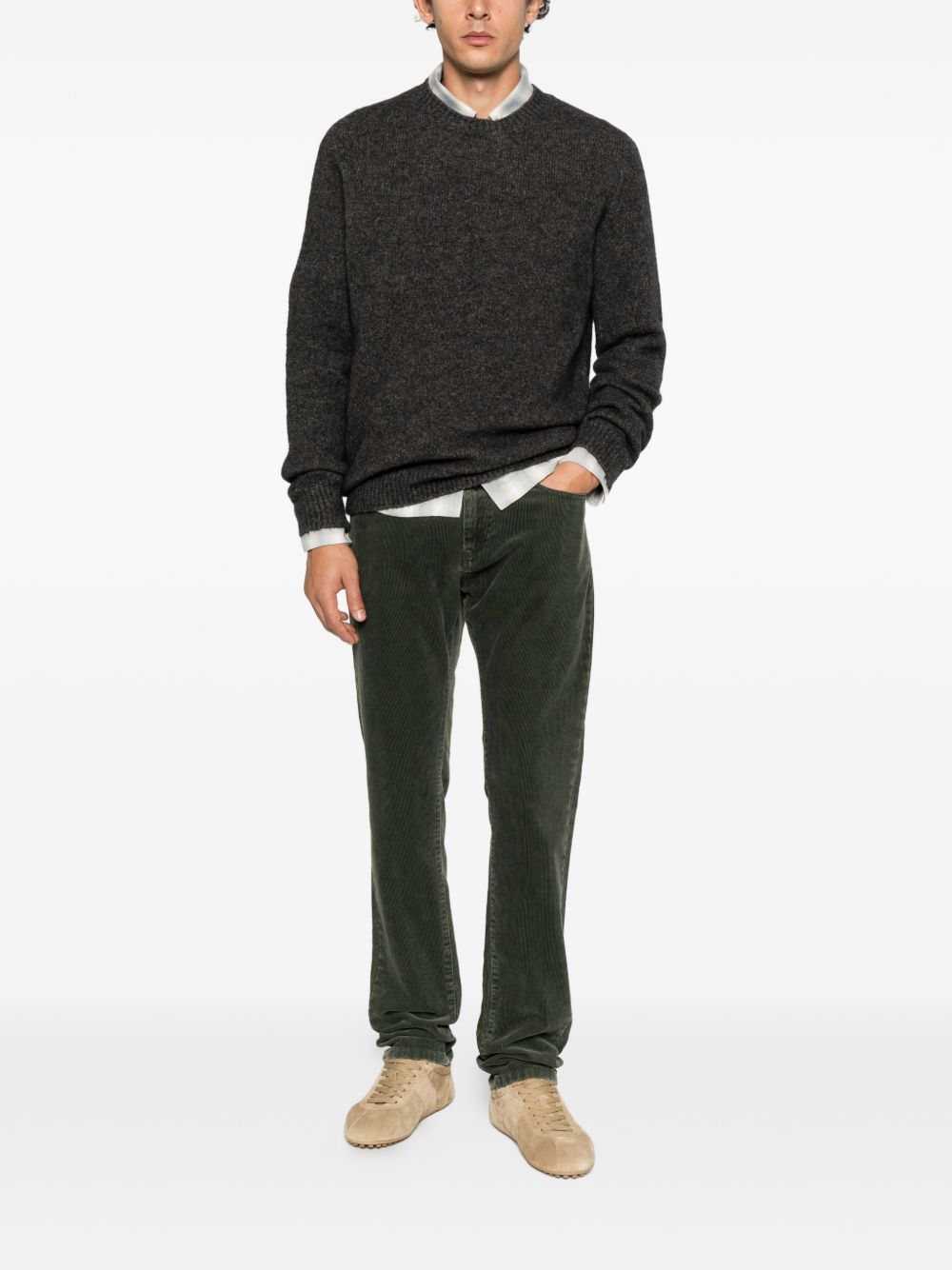Corduroy straight-leg trousers W6_A _CP91 E86110169 ASPESI 