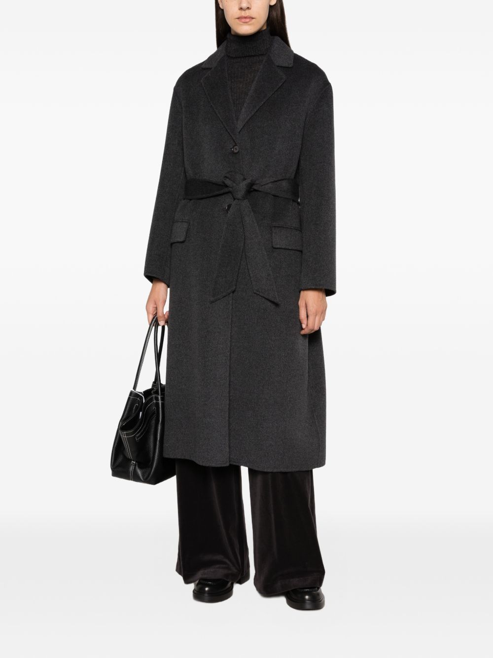 Belted notch-lapel coat W6_G _0751 P51712200 ASPESI 