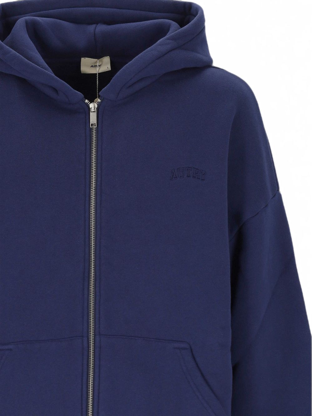 logo-embroidered zip-up hoodie HIPX 121TJERSEYLUSTER AUTRY 