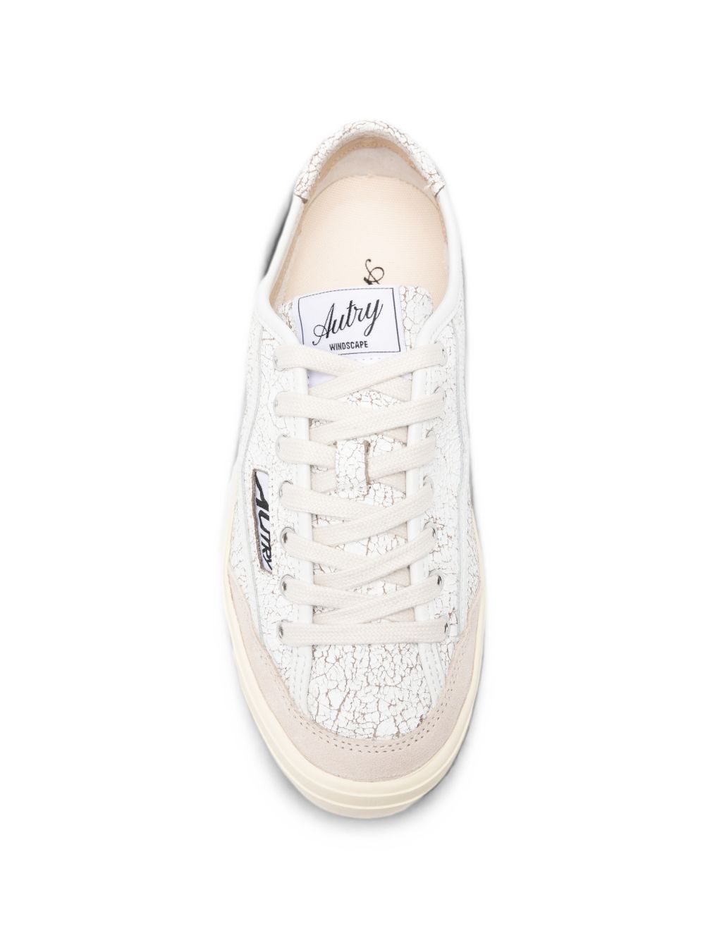 WINDSCAPE sneakers crackle-effect SCLW KJ01WHT/SAND AUTRY 