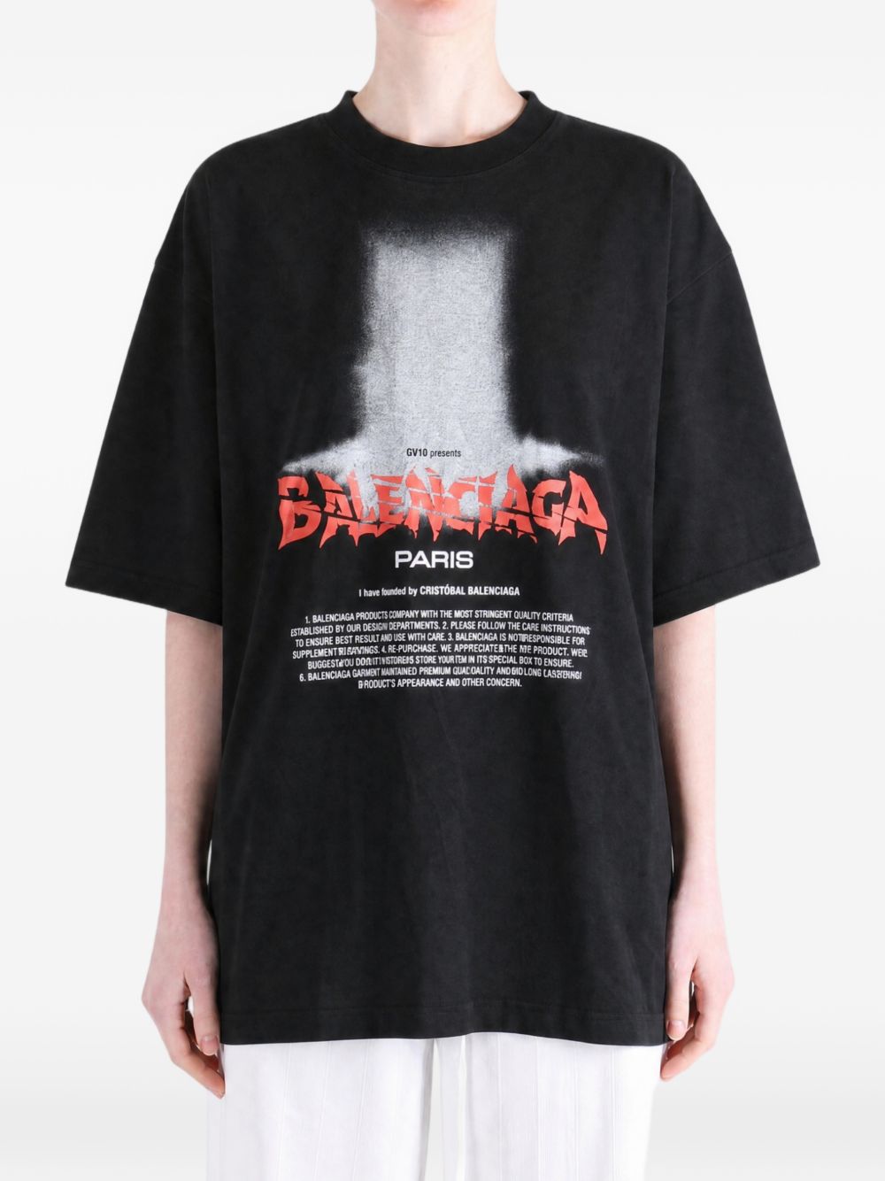 The Door Oversized T-shirt 871733 TUVO41000 BALENCIAGA 