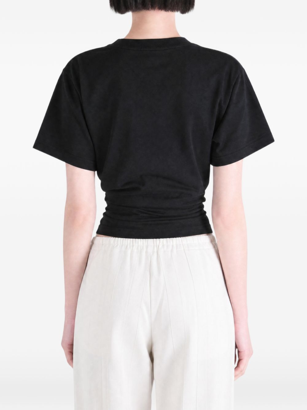 Vintage Holiday Cropped T-Shirt A0016U TUVO81000 BALENCIAGA 