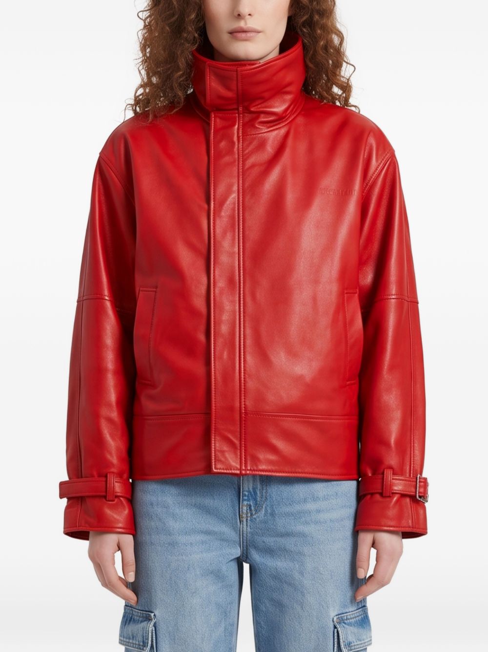 Round Bomber in lambskin leather A009FD TUS116400 BALENCIAGA 