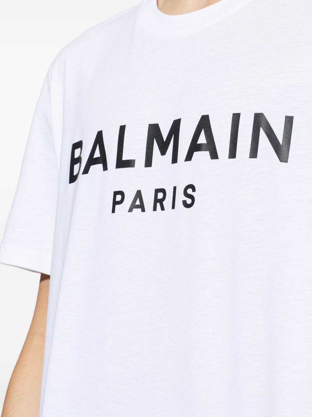 logo-print T-shirt GH1EG000BD45 GAB BALMAIN 