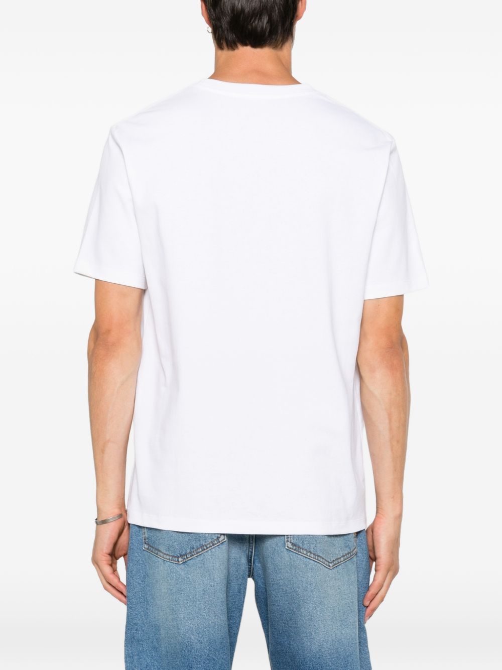 QUILTED FLOCK T-SHIRT HH1EG000BD68 GAB BALMAIN 