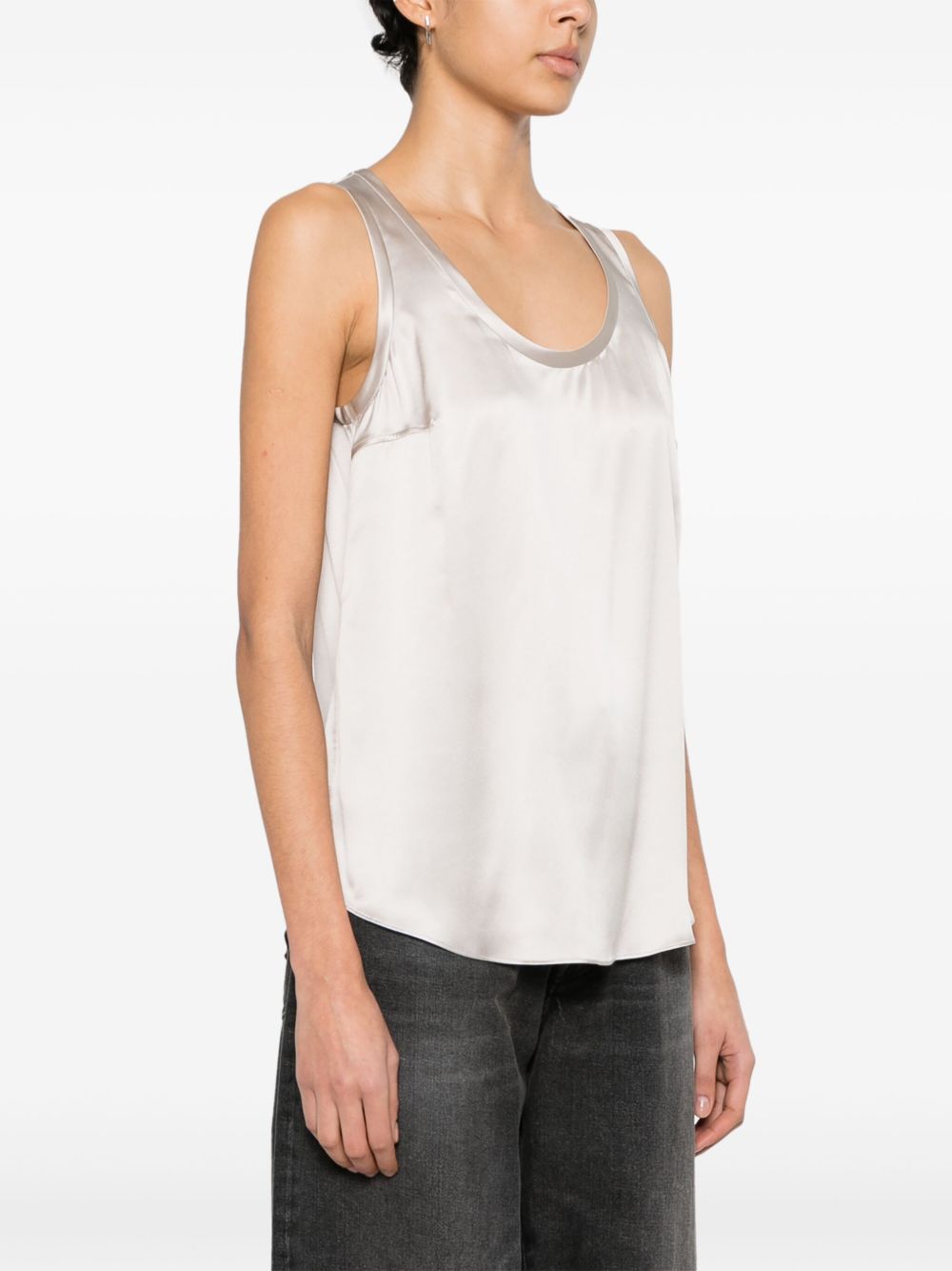 silk satin top M0C59E0600 C8561 BRUNELLO CUCINELLI 