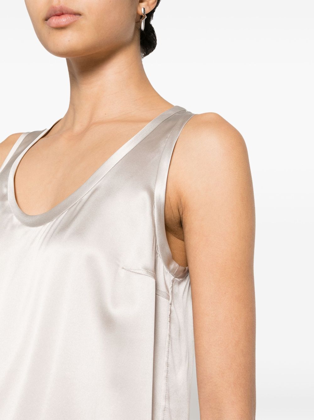 silk satin top M0C59E0600 C8561 BRUNELLO CUCINELLI 