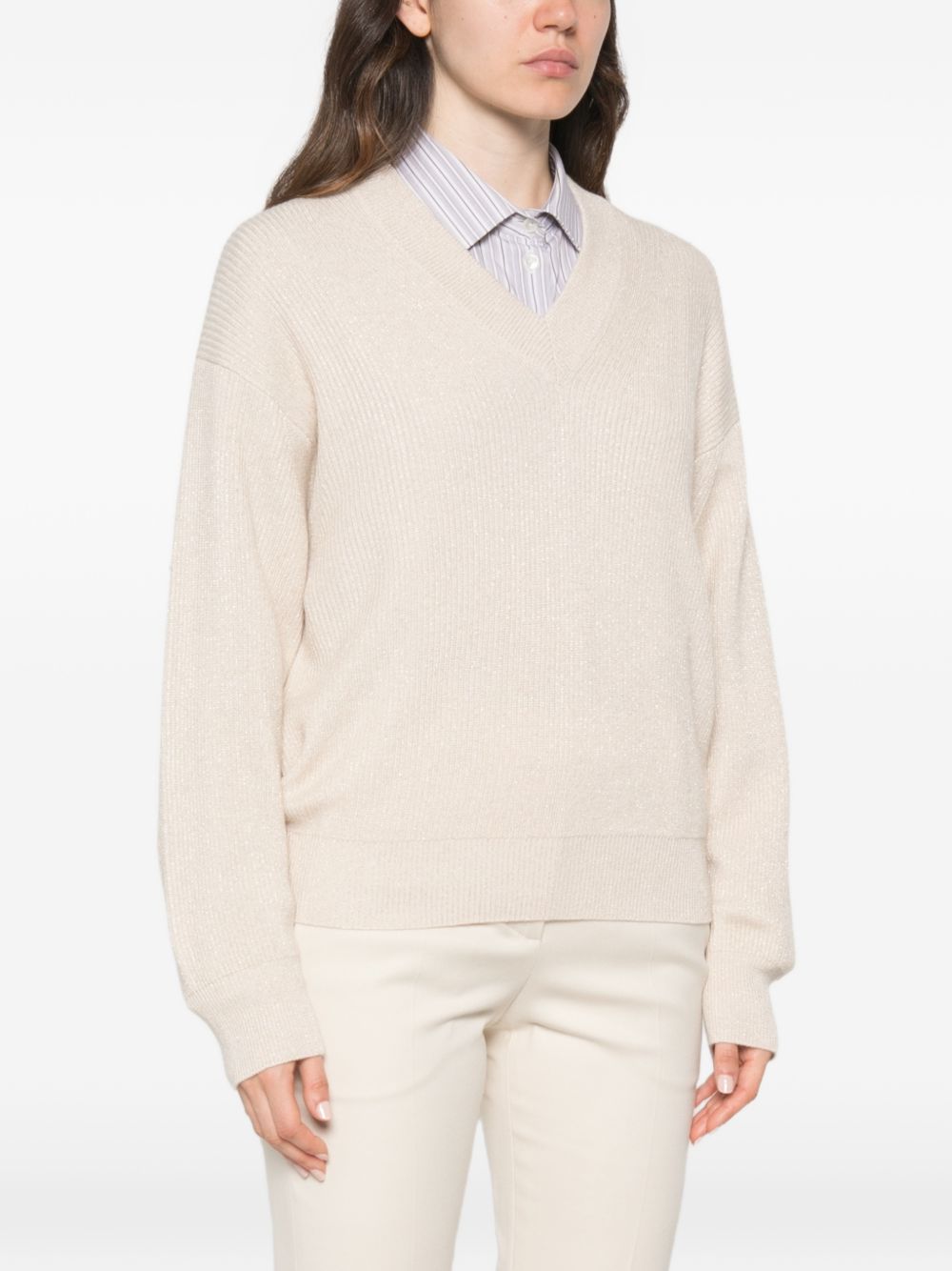 V-neck sweater M1E224722P CMA71 BRUNELLO CUCINELLI 