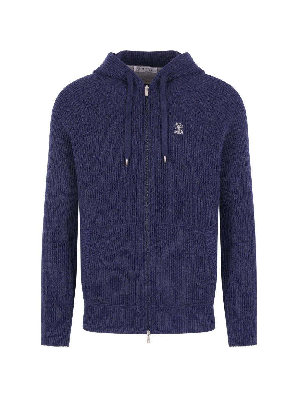 ribbed-knit zip-up hoodie M22704806G CQX13 BRUNELLO CUCINELLI 