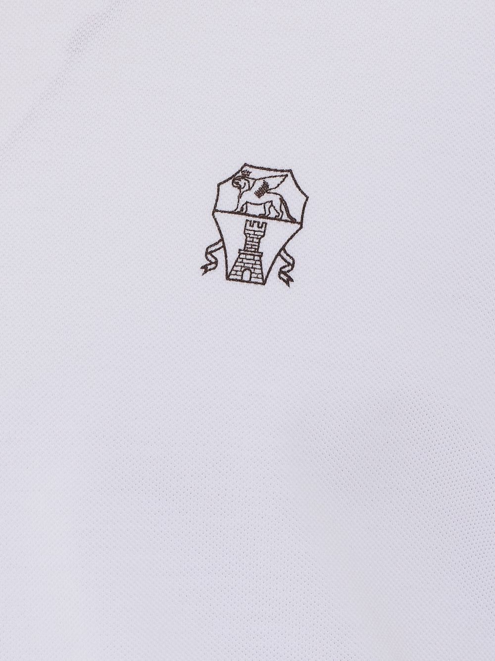 Cotton-piqué polo shirt ME8548788 CMF50 BRUNELLO CUCINELLI 
