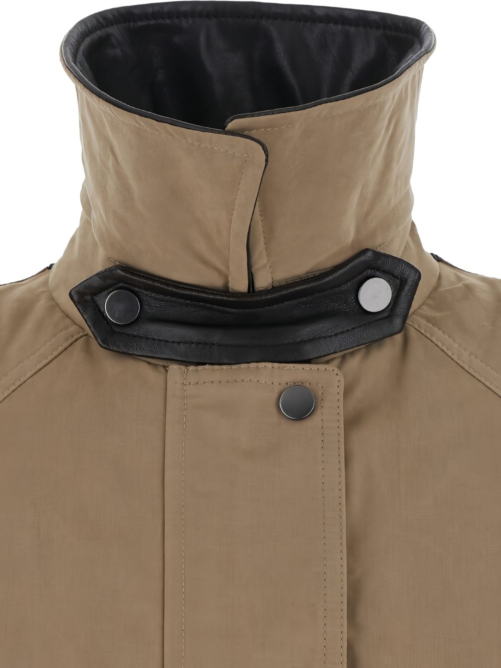 jacket with leather collar MG5457551P C5456 BRUNELLO CUCINELLI 