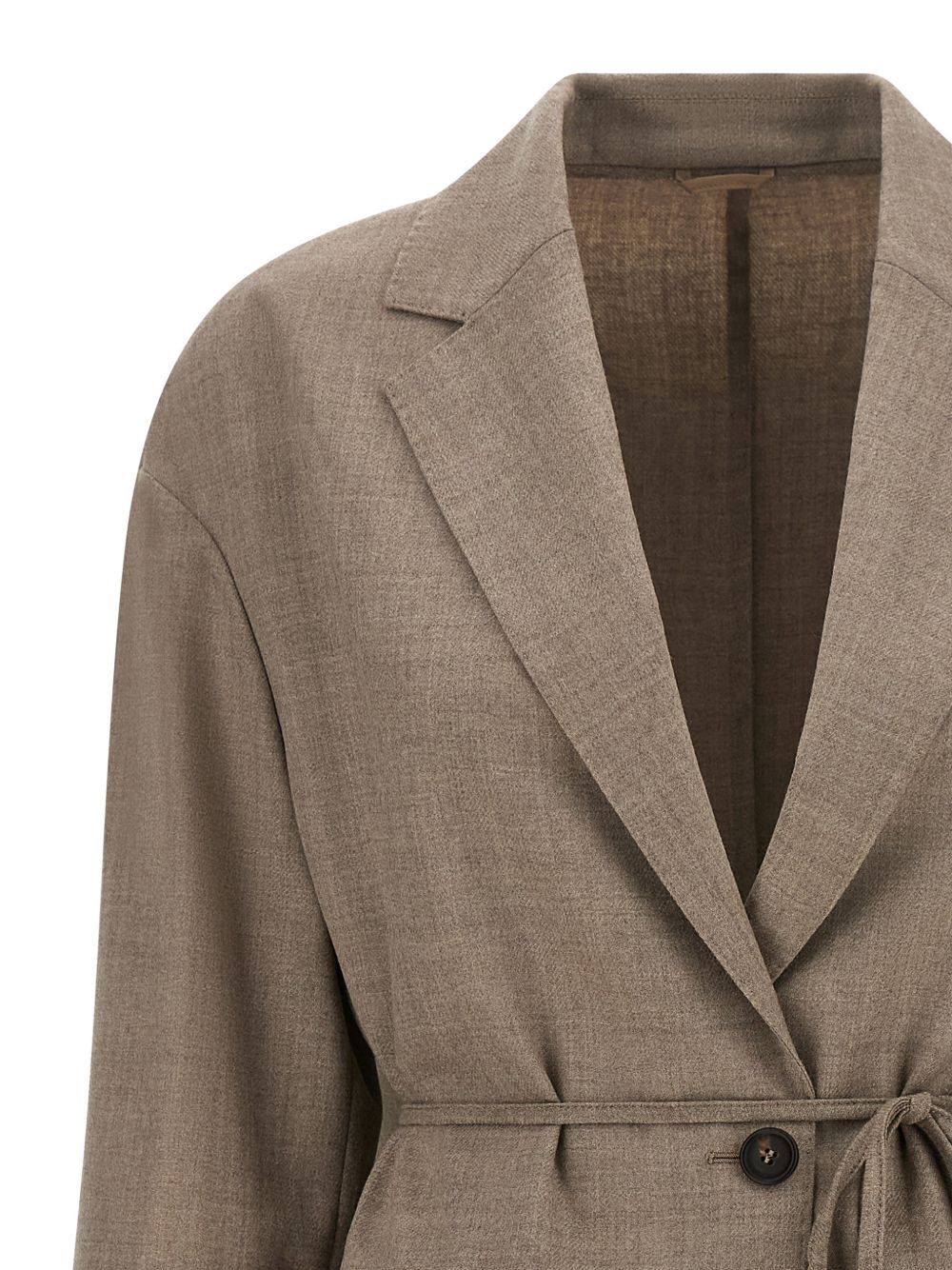 belted single-breasted blazer MG5507433P C1418 BRUNELLO CUCINELLI 