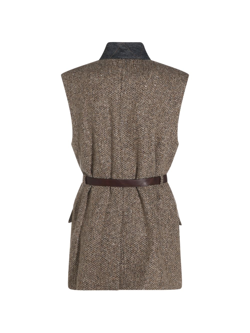 sequin-embellished belted gilet MG5667253 C005 BRUNELLO CUCINELLI 