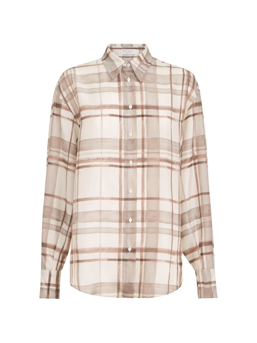 macrocheck print shirt MP968NN406 C015 BRUNELLO CUCINELLI 