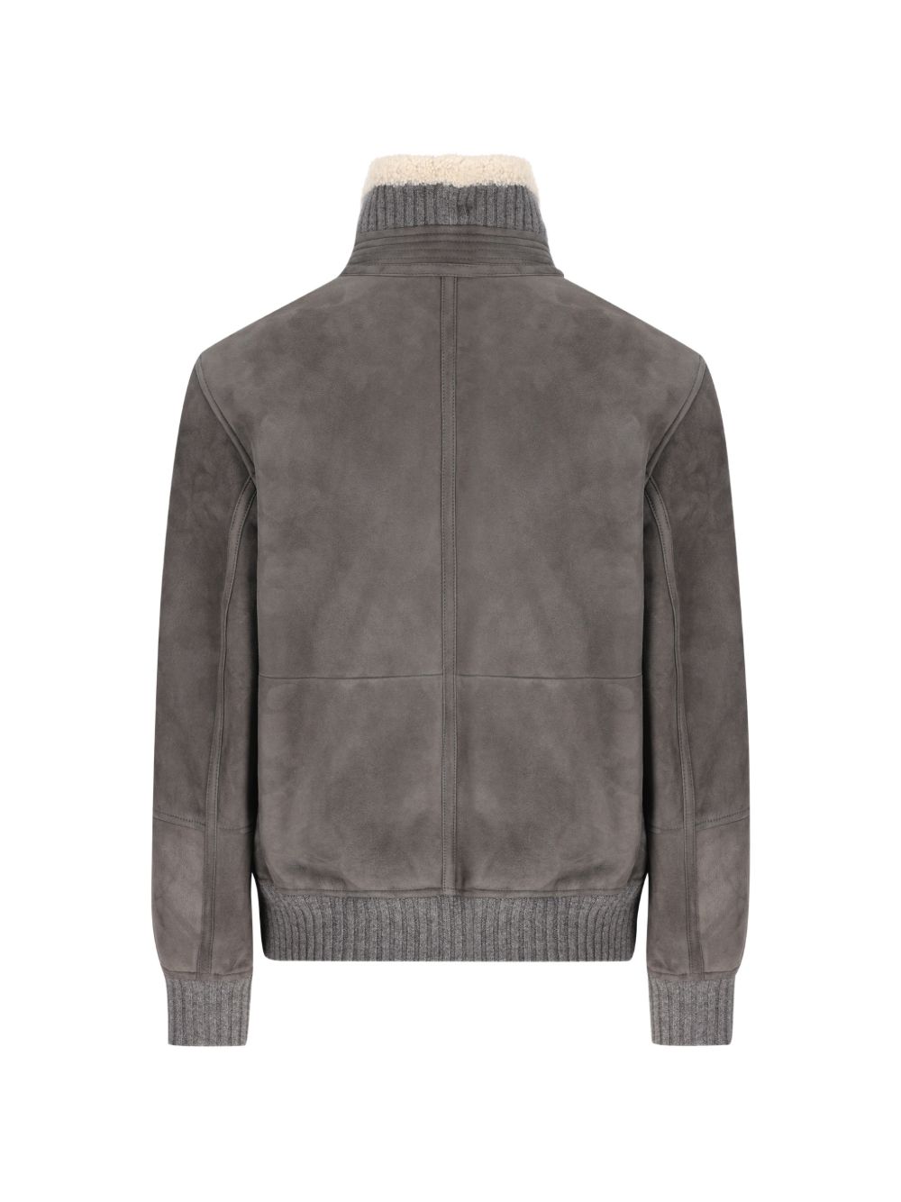zip-up jacket with sheepskin collar MPMCU1737 C9873 BRUNELLO CUCINELLI 