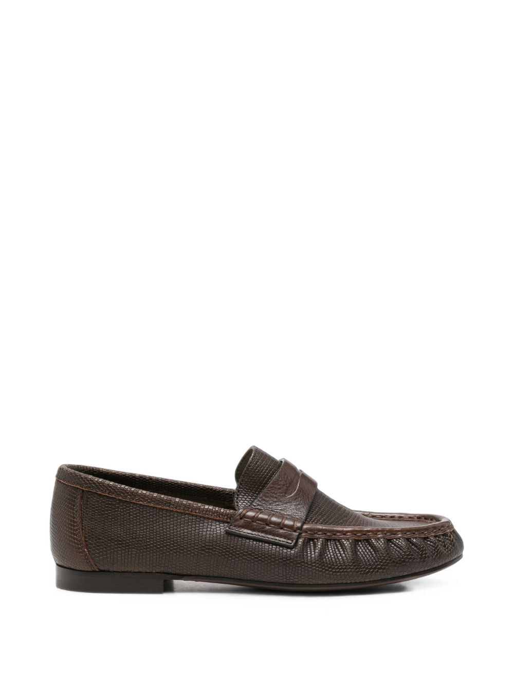 Reptile-effect loafers MZZAC3375P C8279 BRUNELLO CUCINELLI 
