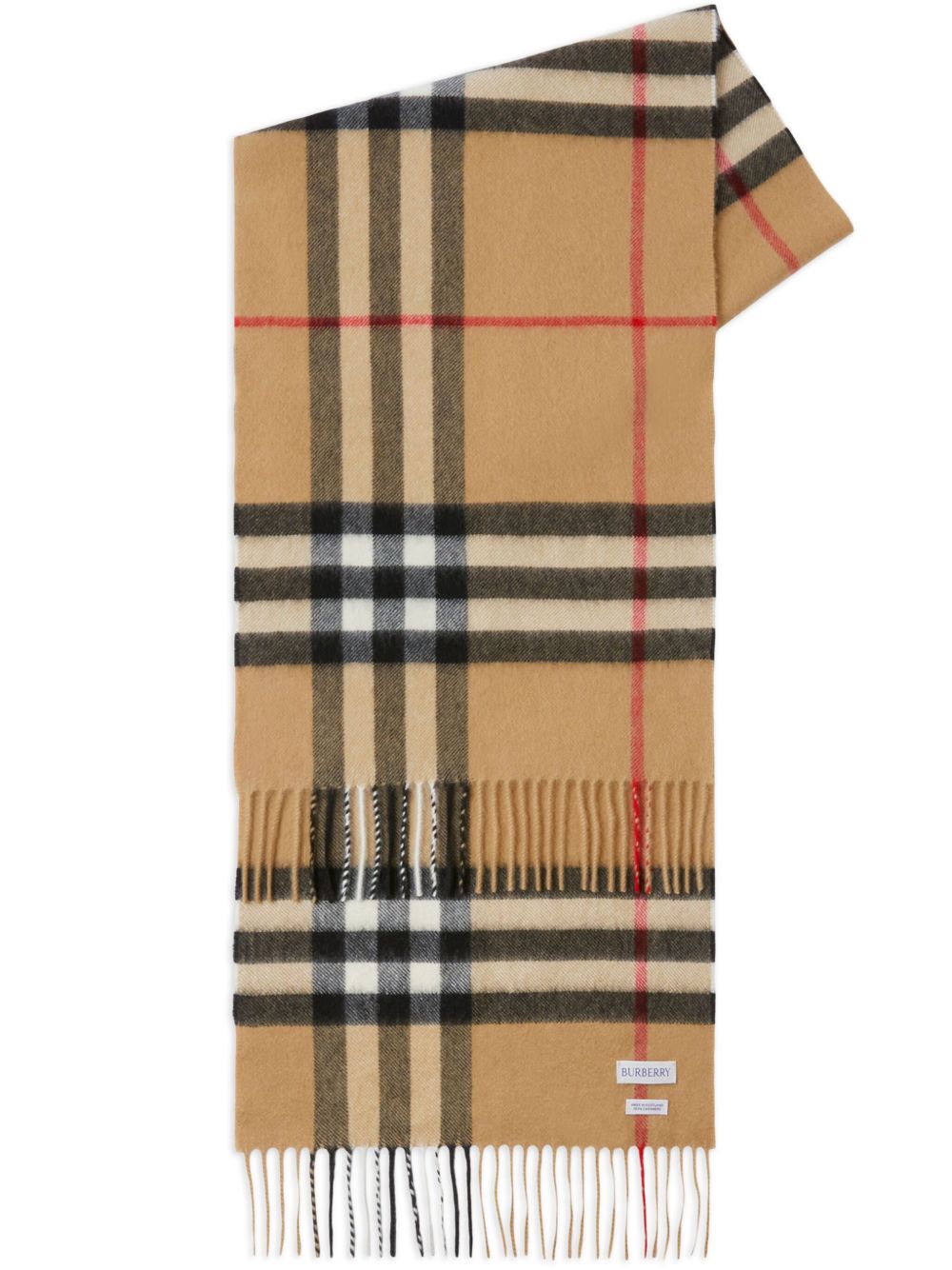 Check Cashmere Scarf 8076576 A7026 BURBERRY 