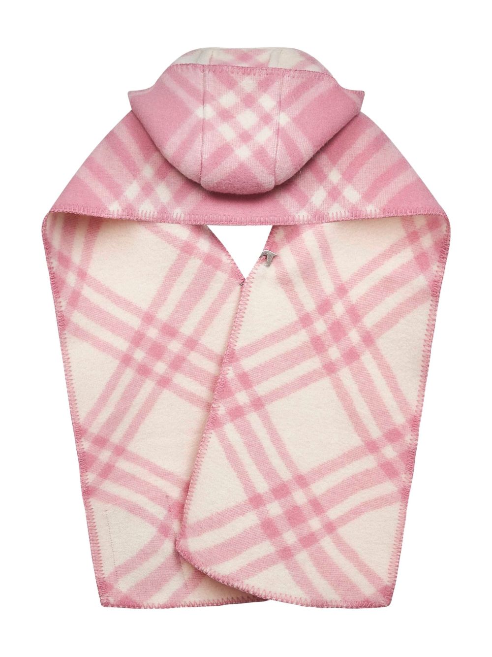 Check wool hooded scarf 8114136 A4709 BURBERRY 