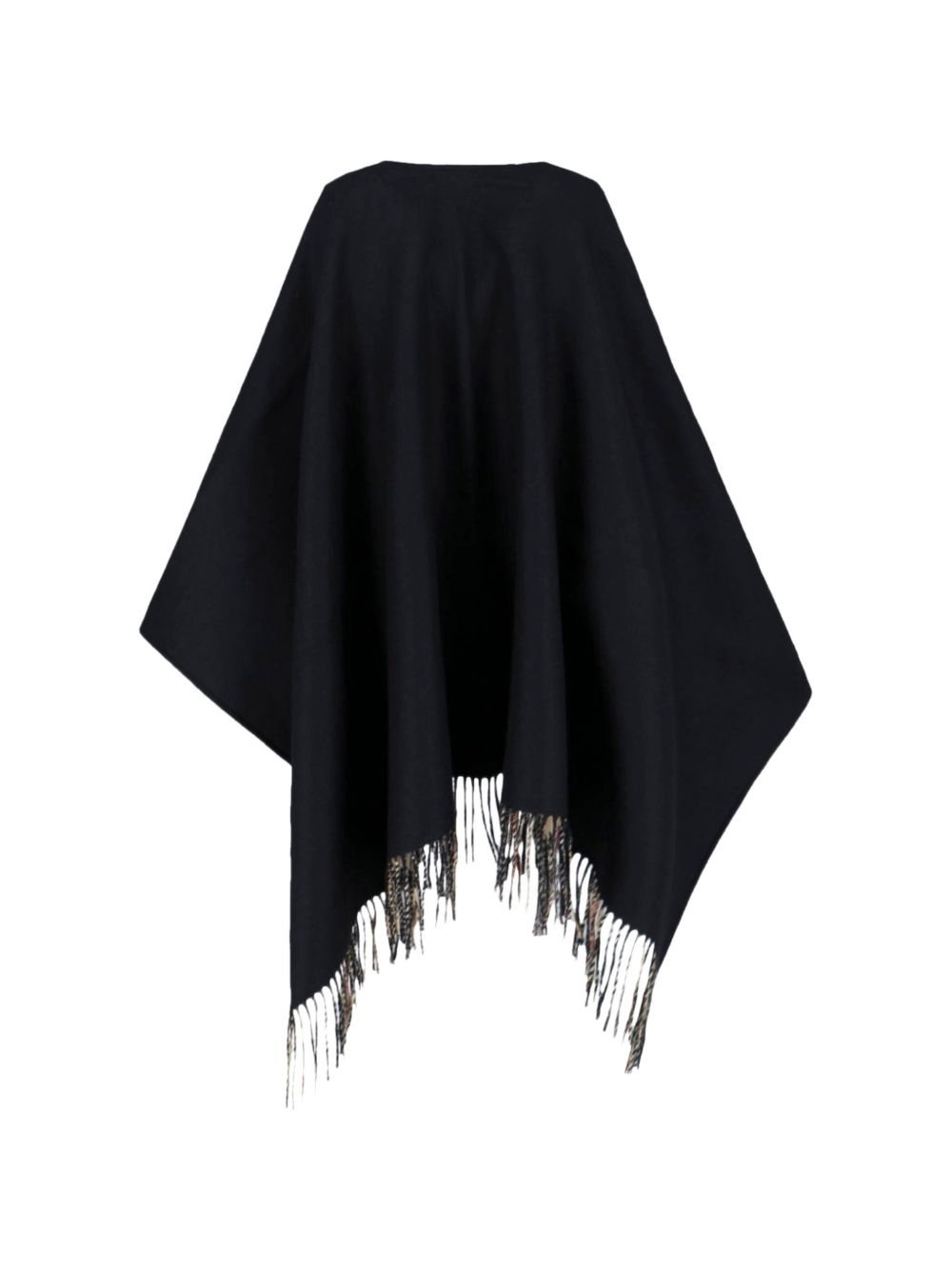 Reversible Check Wool Cape 8122804 C1900 BURBERRY 