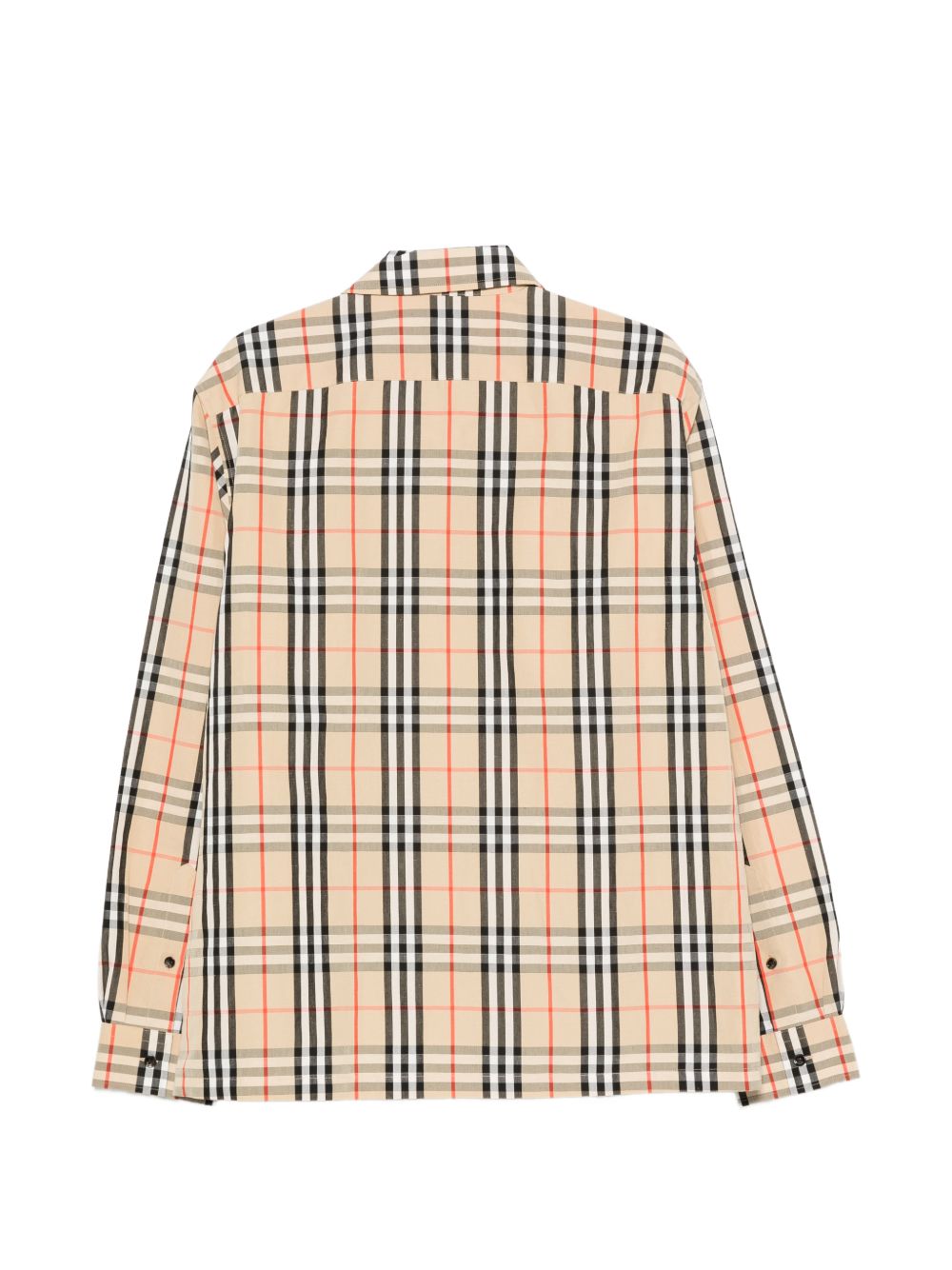 Check-pattern Zip-fastening Overshirt 8129460 B9368 BURBERRY 