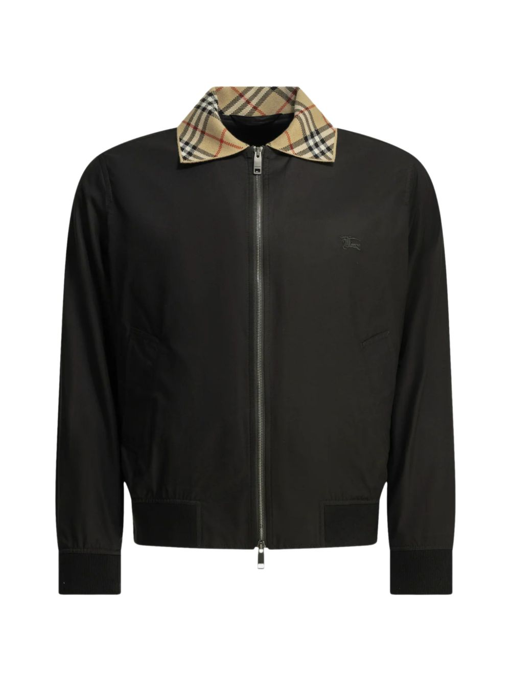Check-collar Harrington bomber jacket 8129696 A1189 BURBERRY 