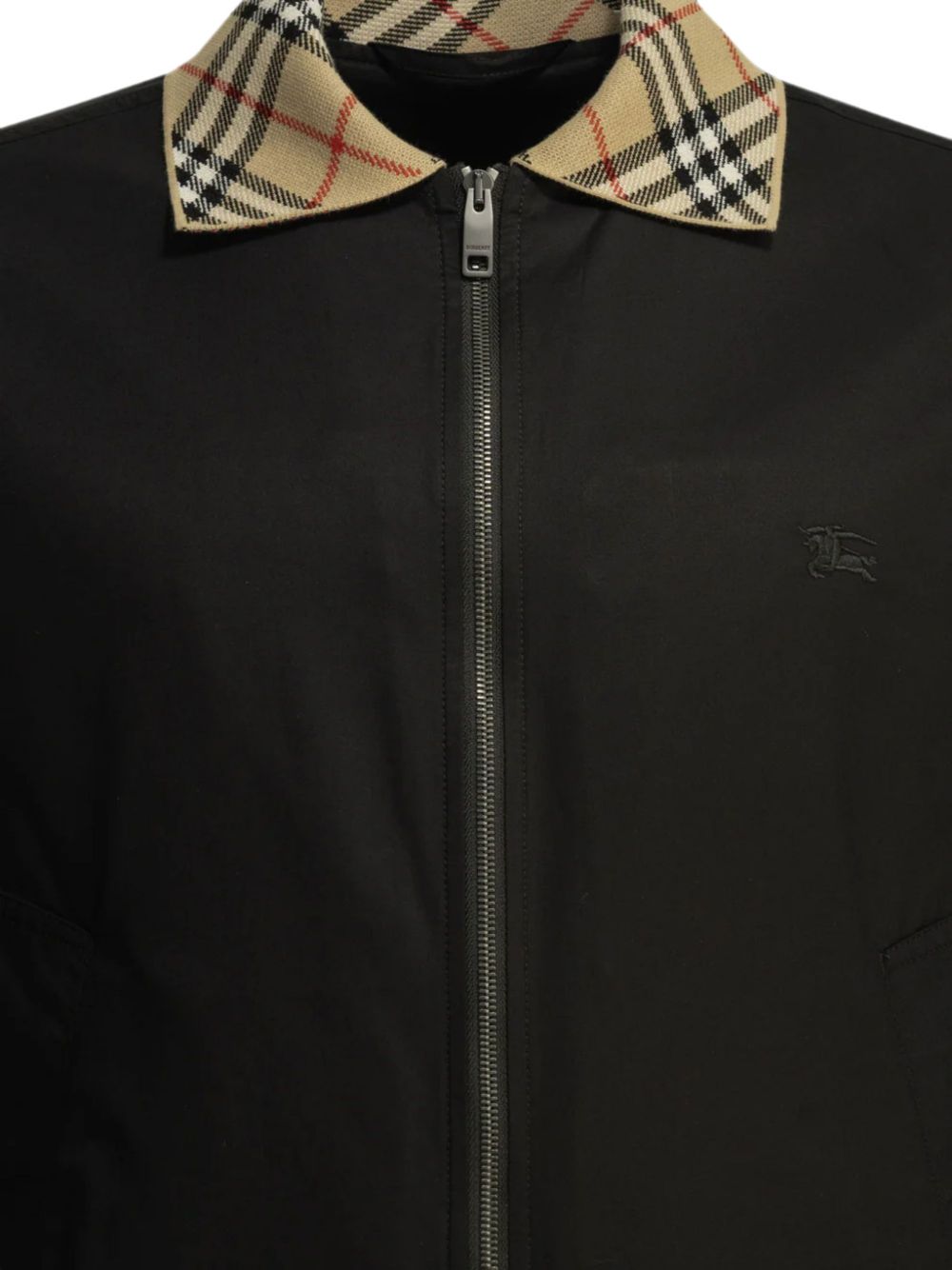 Check-collar Harrington bomber jacket 8129696 A1189 BURBERRY 